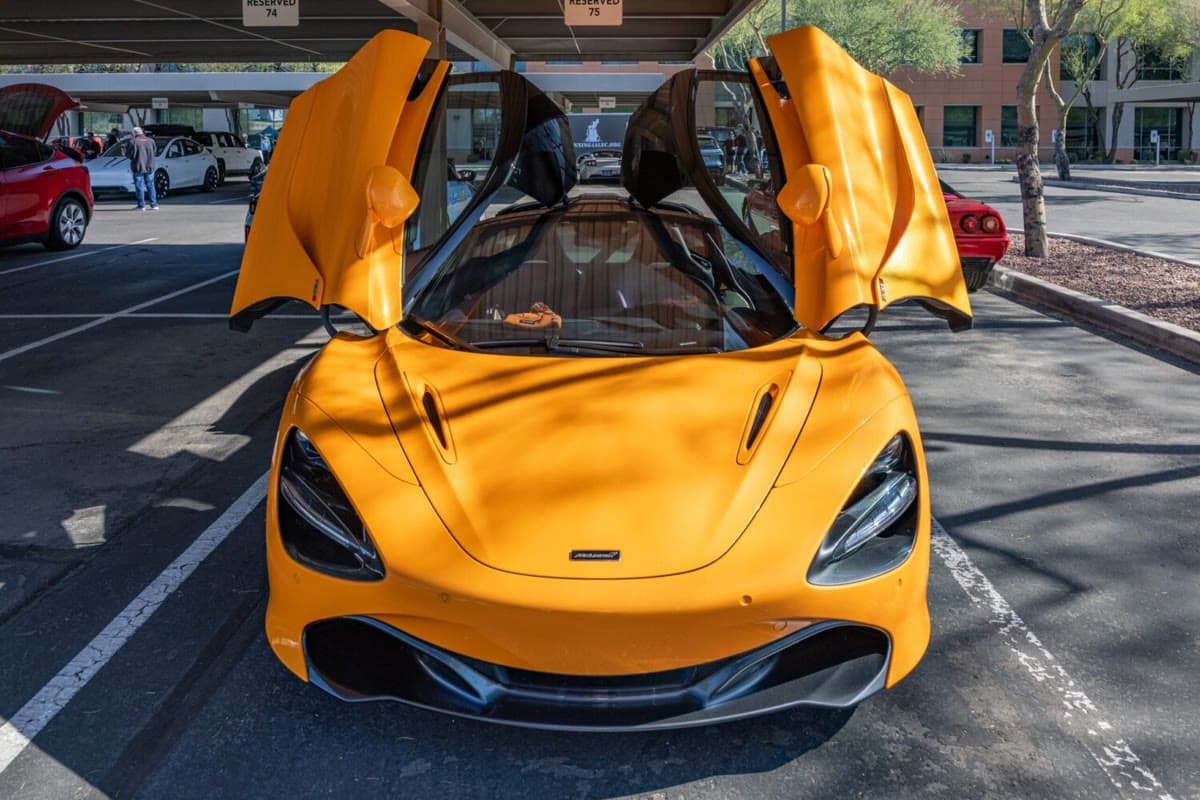 McLaren in for collision repair at Raintree Auto Body
