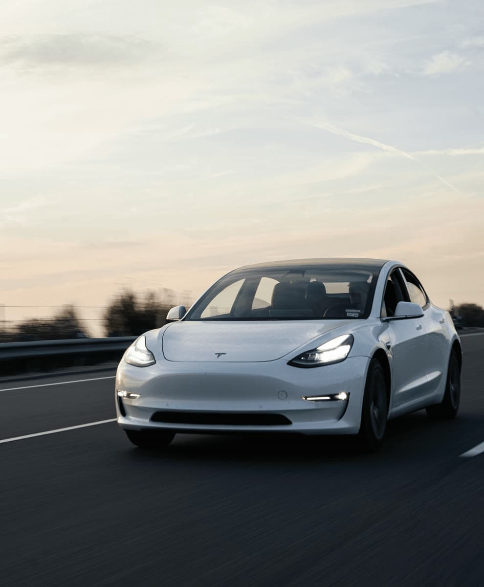 Tesla collision repair at Raintree Auto Body in Scottsdale